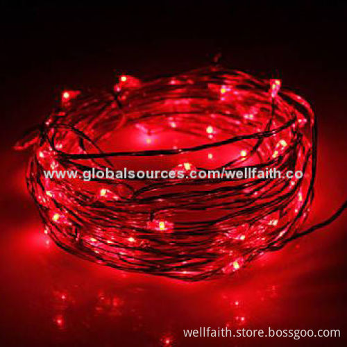 Christmas Tree Fairy Party LED String Lights, Waterproof X-mas Decoration, 0.6W Rated Power